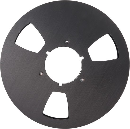 Lege 1/4 inch 10 inch tape spoel van aluminium voor open reel audio, geschikt voor Nab reels en opnameapparatuur