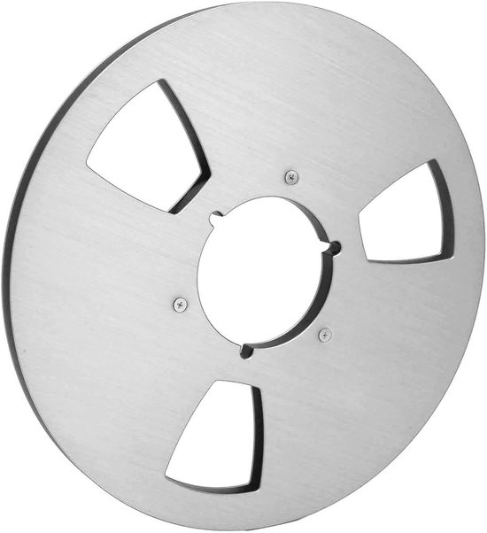 Lege 1/4 Inch 10.5 Inch Tape Reel met 3 Gaten, Professionele Aluminium Legering voor Reel-to-Reel Speler, Hoge Sterkte en Duurzaamheid