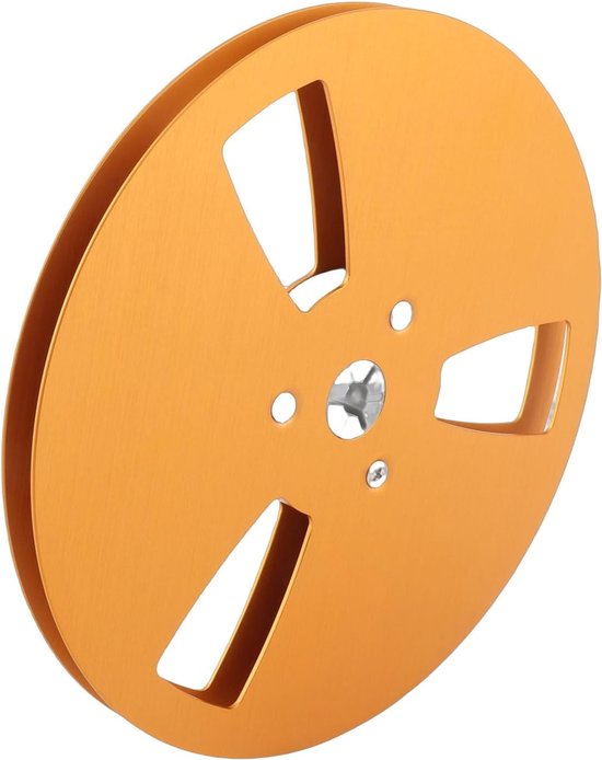 Lege 1/4 Inch 7 Inch Tape Reel van Aluminium voor Opname en Takeup - Perfect voor Audioproductie en Bandopnames
