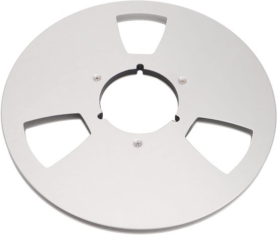 Lege 1/4 Inch Tape Reel met Drie Gaten, Aluminium Opname Accessoire voor Tape Recorders en Geluidsapparatuur van Merkloos