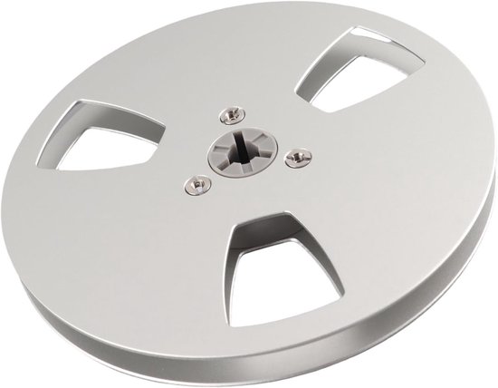 Lege 5 Inch Tape Reel met 3 Openingen, Universele Aluminium Opname Spoel voor Reparatie van Bandrecorders