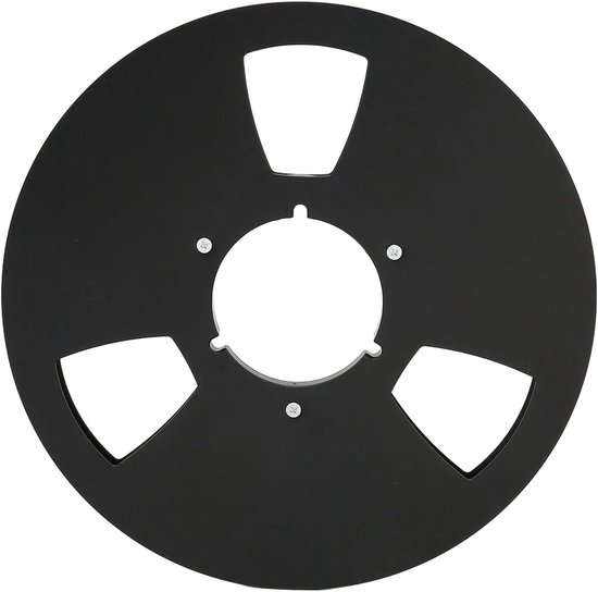 Lege Bandspoel 10 Inch - Open Audio Aluminium Spoel voor Ampex Grand Master 456 Geluidsreels voor 1/4 Inch Tape, Ideaal voor Opname en Archivering