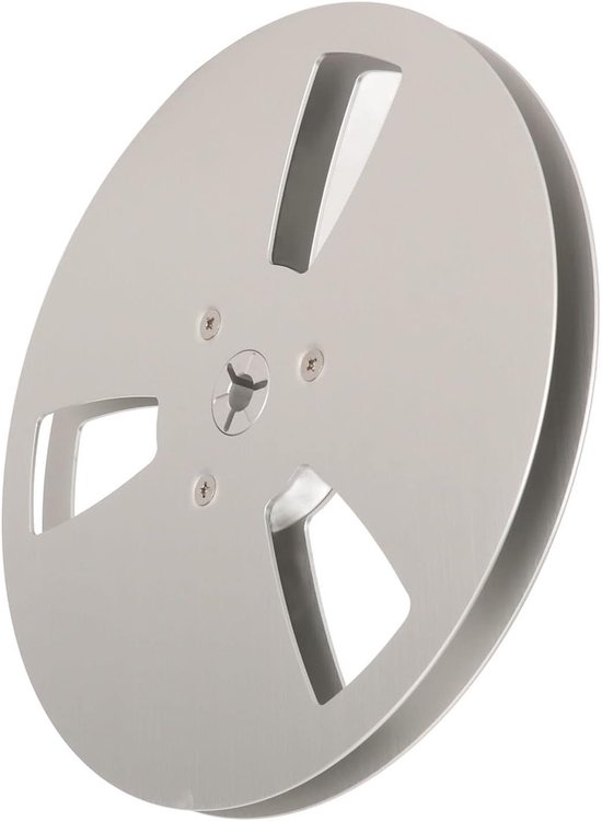 Lege Bandspoel - Aluminium Spoel - Bandrecorder Reparatie - 3-Gaten Ontwerp - 7 Inch Diameter - Zilver van Merkloos