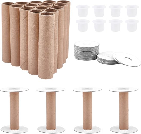 Lege Draadspoelen voor Borduren en Creatief Werk, 20 Stuks, 10 cm, Geschikt voor Garens, Linten en Creatieve Projecten