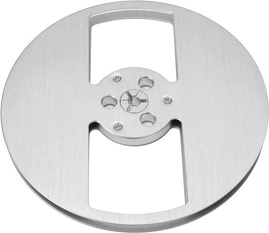Lege Haspel - Aluminium Spoel - Reel-to-Reel Audio - Lichtgewicht 184g - 7 Inch Diameter - Zilverkleurig