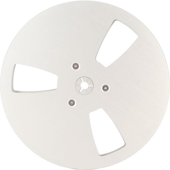 Lege Opname Reel - Universele Spoel - Tape Herstel - 3 Gaten Aluminium - 7 Inch Diameter - Zilver