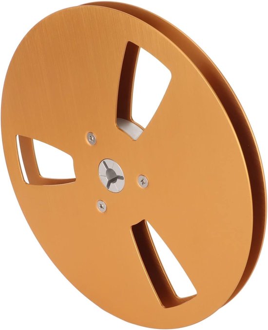 Lege Opname Roller van Aluminium met Opening - Geschikt voor Tape Reels voor Efficiënte Opslag en Organisatie - 3-Gat Ontwerp voor Gemakkelijk Gebruik en Toegang