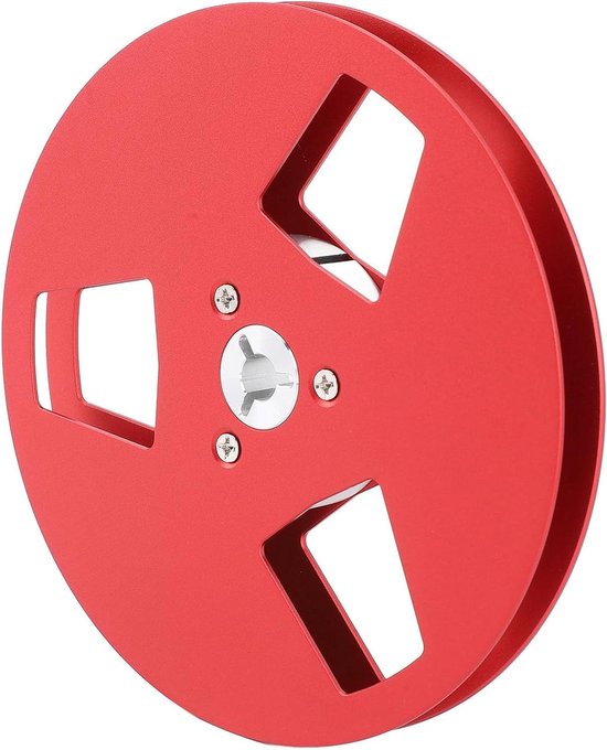 Lege Opnamespoel - Spoel Reel - Muziek Opnemen - Aluminium Flenzen - 5 Inch - Rosso