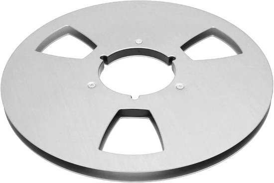 Lege Opnamespoel - Tape Haspel - Muziek Opnemen - 3-Gaten Ontwerp - 105 Inch - Zilver van Merkloos
