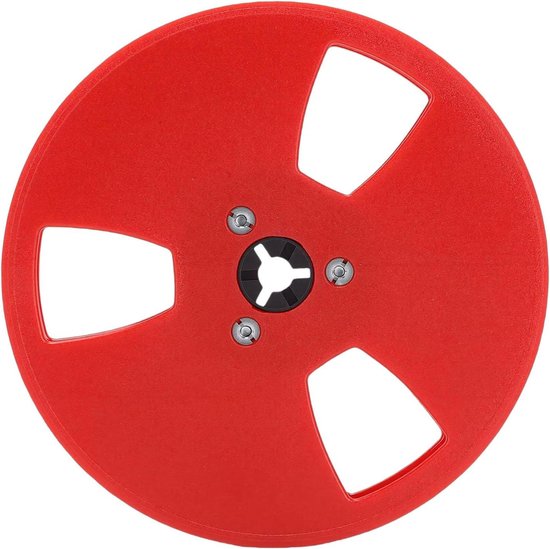 Lege Opnamespoel - Tape Spoel - Muziek Opnemen - Stevig ABS Materiaal - 5 Inch Diameter - Rood