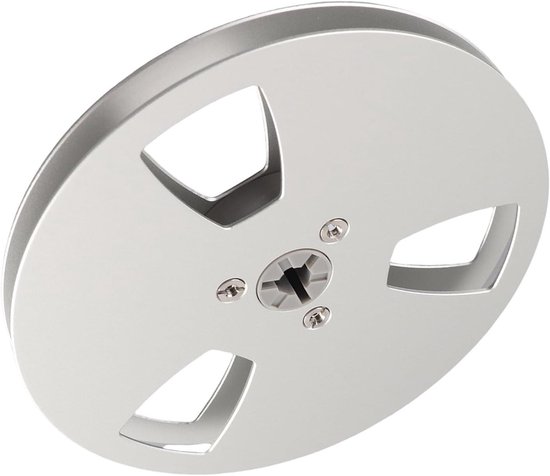 Lege Oprolspoel - Tape Haspel - Opname Benodigdheden - Verbeterde Geluidskwaliteit - 5 Inch - Zilver