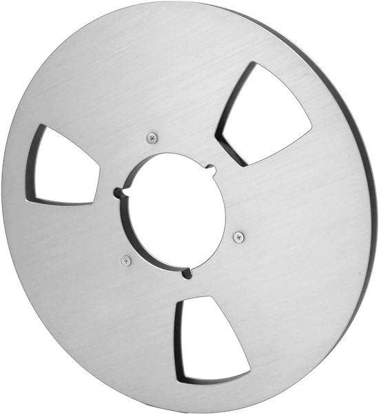 Lege opwikkelspoel 1/4 10 tonband 5 Inch voor tape recorder, roestvrijstalen schroeven en tapehaspel accessoires