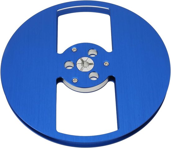 Lege Spoel - Aluminium Spoel - Audio Opnames - Universele Compatibiliteit - 7 Inch - Blauw van Merkloos