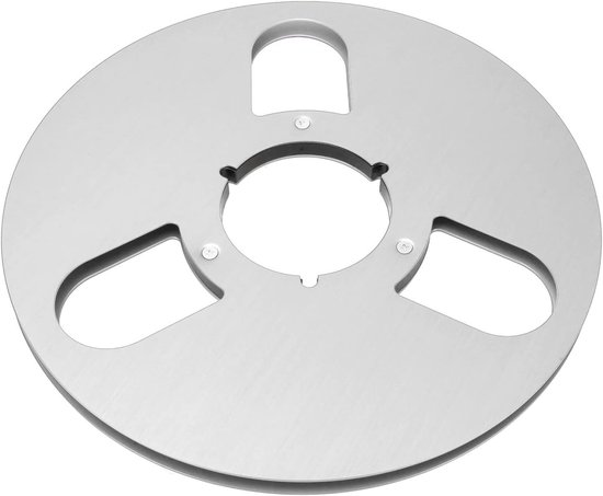 Lege Spoel - Geluidsband Spoel - Tape Afspelen - Aluminiumlegering Constructie - 10 Inch Diameter - Zilver van Merkloos