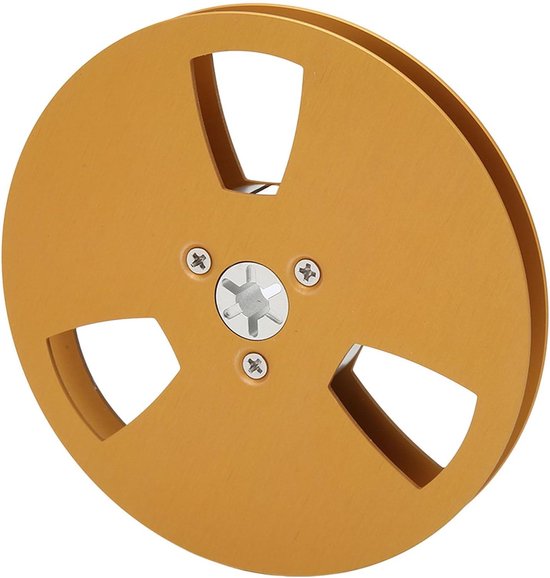 Lege Spoel - Opnamespoel Bandrecorder - Muziek Opnemen - Hoge Sterkte Aluminium - 5 Inch Diameter - Goud