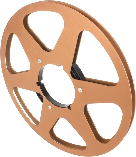 Lege Spoel - Tape Haspel - Geluid Opnemen - 6 Gaten Ontwerp - 10.5 Inch - Goud van Merkloos