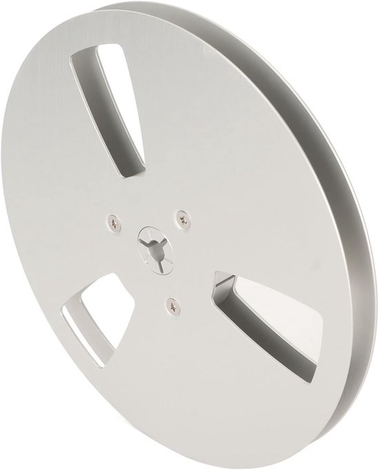 Lege Spoel - Tape Haspel - Geluidsopname - Duurzame Aluminiumlegering - 7 Inch Diameter - Zilver