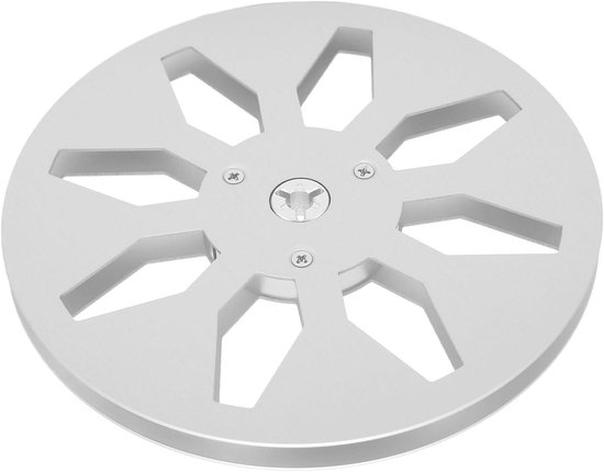 Lege Spoel Tape - Opname Spoel Reel Spoel - Geluid Verbeteren - 8-Gats Ontwerp - 7 Inch Diameter - Zilver