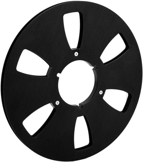 Lege Spoel - Tape Reel - Audio Opname - Verbeterde Geluidskwaliteit - 10.5 Inch - Zwart