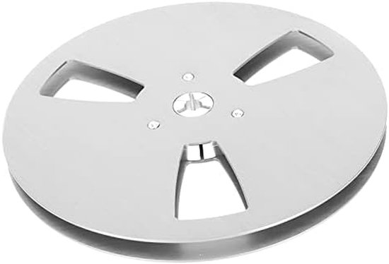 Lege Spoel - Tape Reel - Muziek Opnemen - 3 Gaten - 7 Inch - Zilver