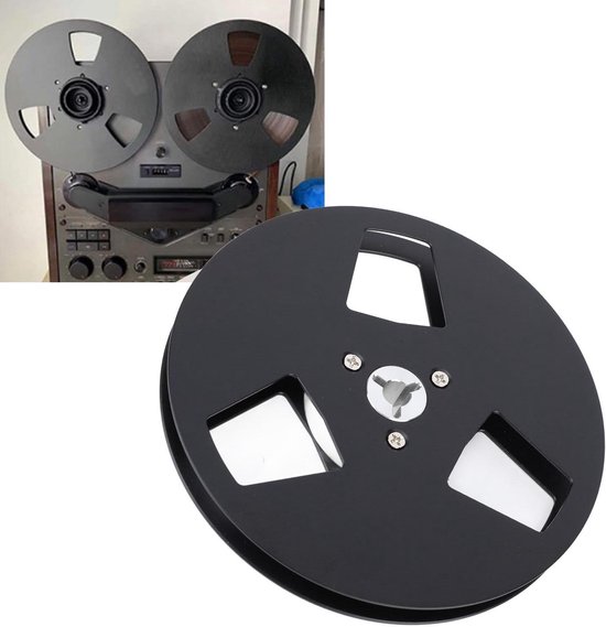 Lege Spoel - Tape Reel - Muziek Opnemen - Aluminium Legering - 5 Inch - Zilver
