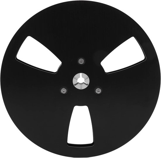 Lege Spoel - Tape Reel - Muziek Opnemen - Aluminium Legering - 7 Inch - Zwart