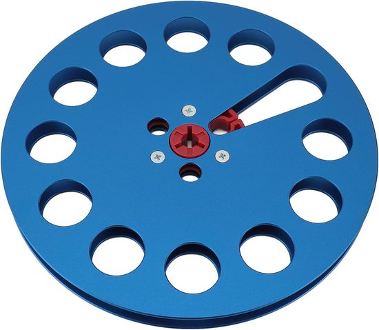 Lege Spoel - Tape Reel - Opnemen Geluid - Aluminium Legering - 7 Inch - Blauw