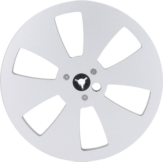 Lege Spoel - Tape Rol Open Spoel - Muziek Opnemen - Aluminiumlegering - 17.8 cm - Zilver