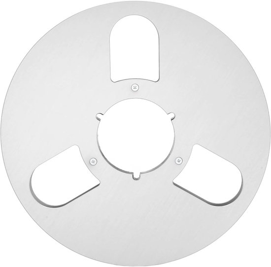 Lege Spoel - Tape Rol - Opnemen Muziek - Aluminium Legering - 10 Inch - Zilver