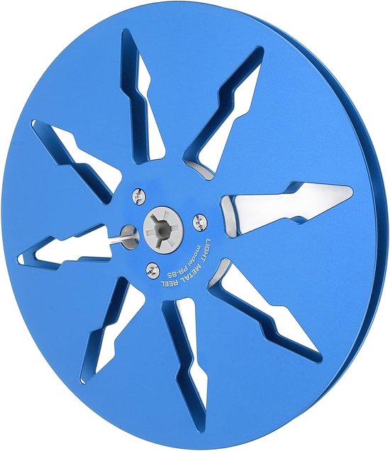 Lege Spoel - Tape Spoel - Audio Opname - 8 Gaten Ontwerp - 7 Inch Diameter - Blauw van Merkloos
