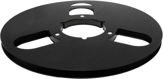 Lege Spoel - Tape Spoel - Opnemen Afspelen - 3 Windbestendige Gaten - 10 Inch - Zwart