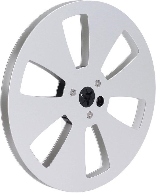 Lege Spoel Tape - Spoel Reel - Geluidsopname Archiveren - Aluminium Legering Constructie - 7 inch Diameter - Zilver