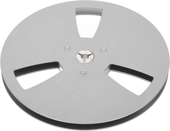 Lege Tape Haspel - Aluminium Spoel - Muziek Opnemen - Windbestendige Gaten - 1/4 7 Inch - Zilver
