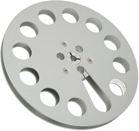 Lege Tape Reel 1/4 7 Inch - Aluminiumlegering - Geluidsarm - Slijtvast - Corrosiebestendig - Voor Reel-to-Reel Tape spelers - Bandhaspel