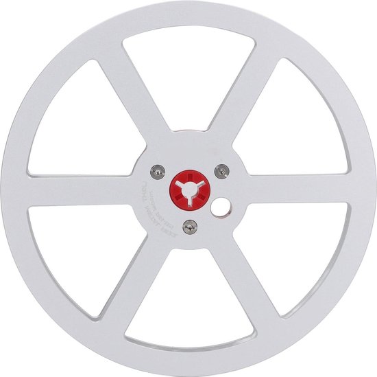 Lege Tape Reel Aluminiumlegering 6 Gaten Open Reel Sound Takeup Reel Disc voor Reel to Reel Tape Spelers - Zilver - Geluidsopname . van Merkloos