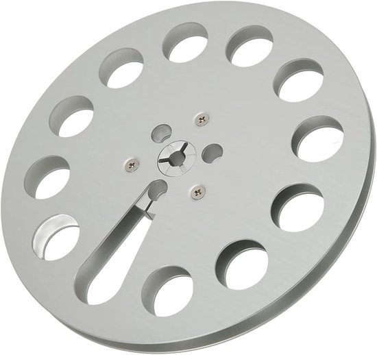 Lege Tape Reel - Opname Spoel - Muziek Archiveren - Aluminium Legering - 1/4 7 Inch - Zilver van Merkloos