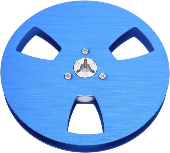Lege Tape Rol voor Opname, 1/4 5 Inch Open Rol Geluidstape met 3 Gaten en Windbestendigheid (Blauw) - Ideaal voor Audio-opnames en Creatieve Projecten