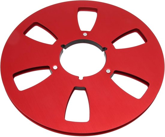 Lege Tape Spoel met 6 Gaten, Geluidsarme 1/4 Inch 10.5 Inch RVS Schroeven voor Reel To Reel Tape Speler - Ideaal voor Audio Apparatuur en Geluidsopnames