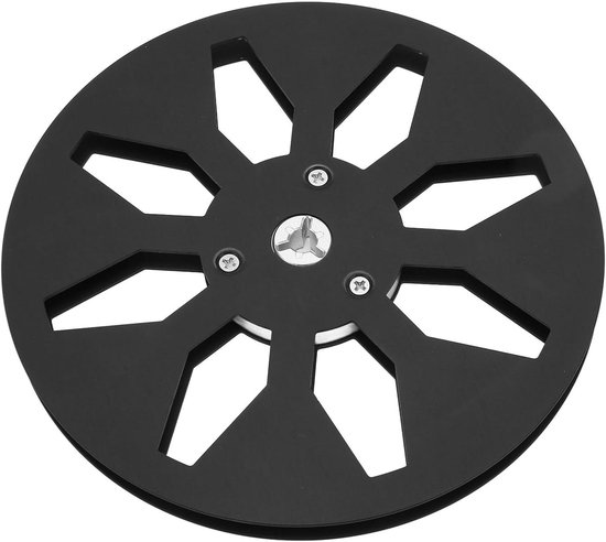 Lege Tape Spoel - Open Reel Tape - Muziek Opnemen - Luchtvaart Aluminium - 7 Inch - Zwart