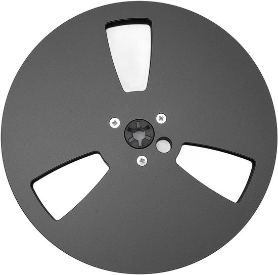 Lege Tape Spoel - Opname Rol - Audioreproductie - Sterke Aluminiumlegering - 7 Inch Diameter - Zwart