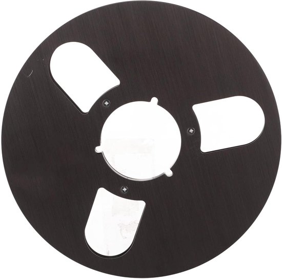 Lege Tape Spoel - Opname Spoel Aluminium Spoel - Bandrecorder Reparatie - Verhoogde Sterkte Ontwerp - 10 Inch Diameter - Zwart van Merkloos