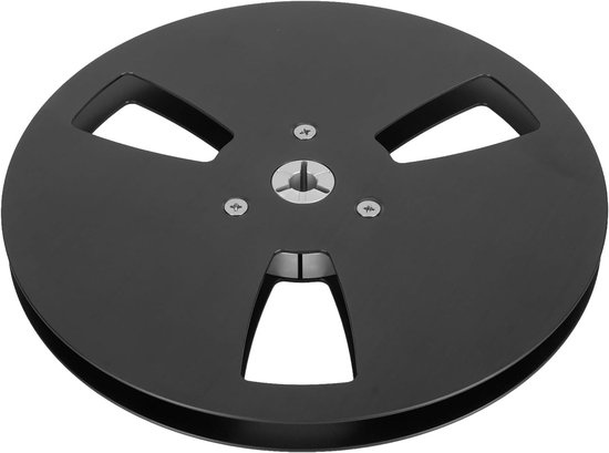 Lege Tape Spoel - Opwikkelspoel Kassette - Geluidsopnames Maken - 3 Gaten Windweerstand - 7 Inch Diameter - Zwart