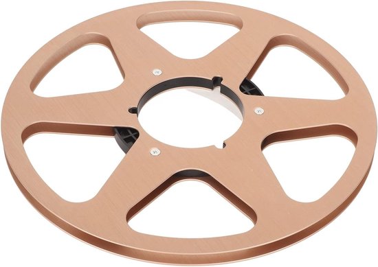 Lege Tape Spoel - Opwikkelspoel - Opnemen Geluid - Professioneel Aluminium Ontwerp - 10.5 Inch - Goud
