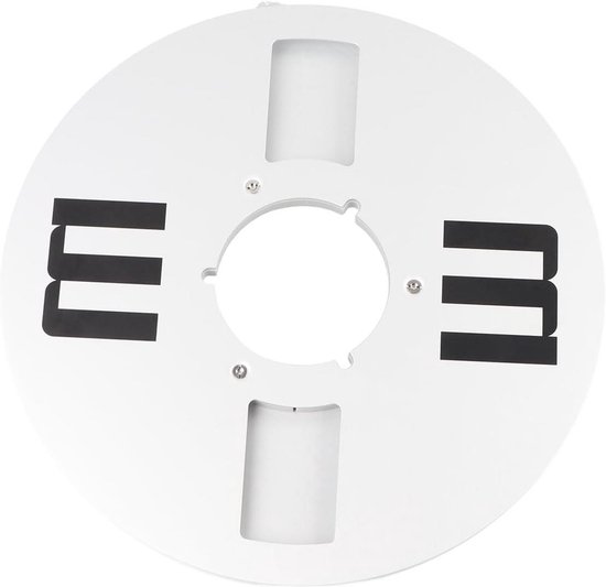 Lege Tape Spoel - Spoel voor Tape - Muziek Opnemen - Roestvrijstalen Schroeven - 10.5 Inch - Zilver