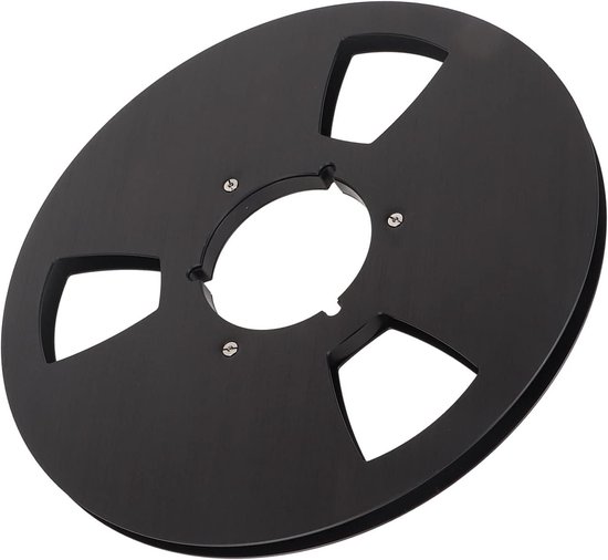 Lege Tape Spoel - Universele Spoel - Opnemen Geluid - Aluminium Legering - 10 Inch - Zwart
