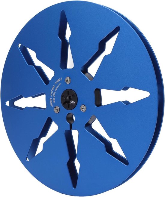 Lege Tapespoel - Aluminium Spoel - Audio Opnemen - 8 Gaten Ontwerp - 7 Inch Diameter - Blauw