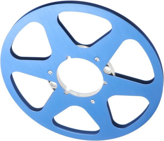 Lege Tapespoel - Aluminium Spoel - Tape Archivering - Precisie Pasvorm - 105 Inch - Blauw