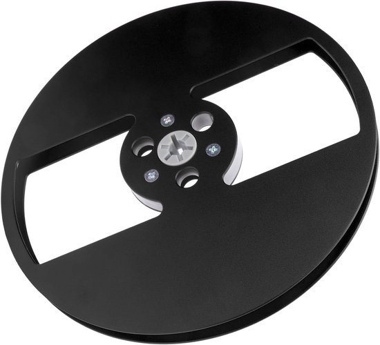 Lege Tapespoel - Haspel Spoel - Audio Opnemen - Sterk Aluminium - 7 Inch - Zwart