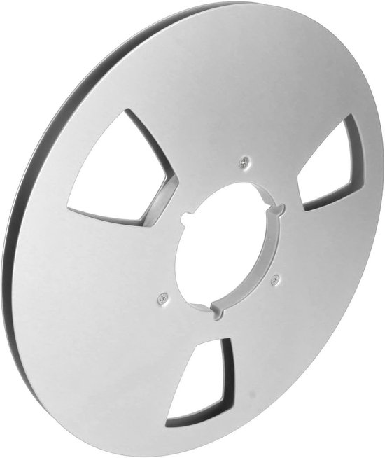 Lege Tapespoel - Opwindspoel Aluminium - Opname Geluid - Versterkte Weerstand - 10 Inch Diameter - Zilver