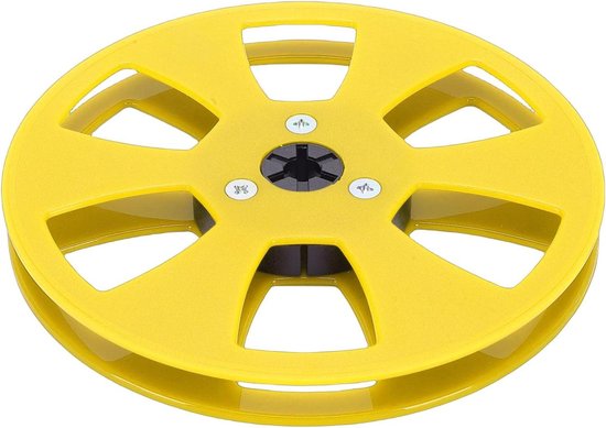 Lege Tapespoel - Vervangende Spoel Reel - Analoge Opnames - Versterkte Stijfheid - 5 inch - Geel